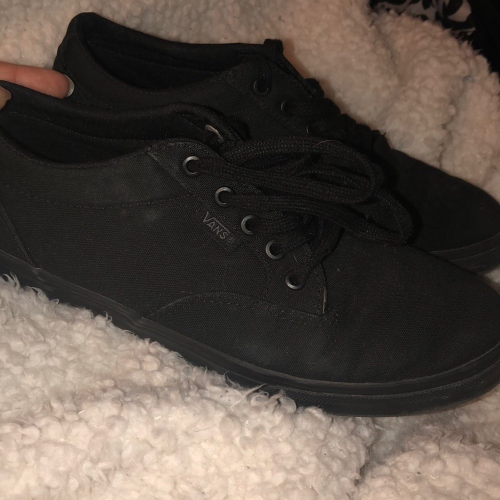 ORIGINAL OLD SCHOOL ALL BLACK VANS